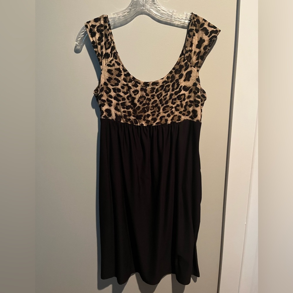 Leopard Mini Dress - 10